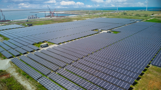 太陽光発電事業の様子