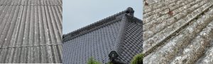 スレート屋根と急な屋根と脆い屋根
